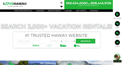 Desktop Screenshot of ilovehawaii.com